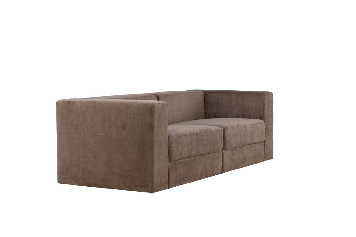 Lumi Sofa | Brun, Stof (Polyester)