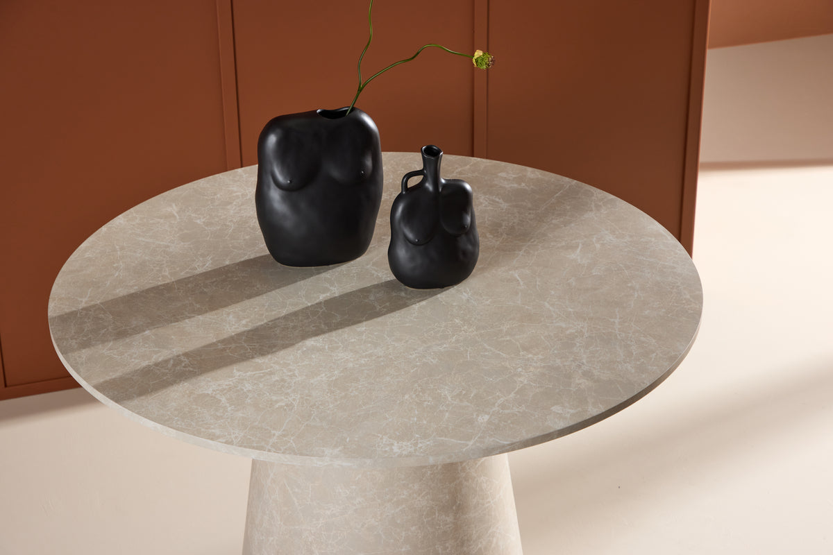 Åseda Spisebord, Ø120 cm | Beige