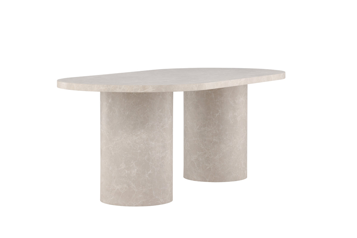 Namsos Spisebord, 200 x 100 cm | Beige / Marmor