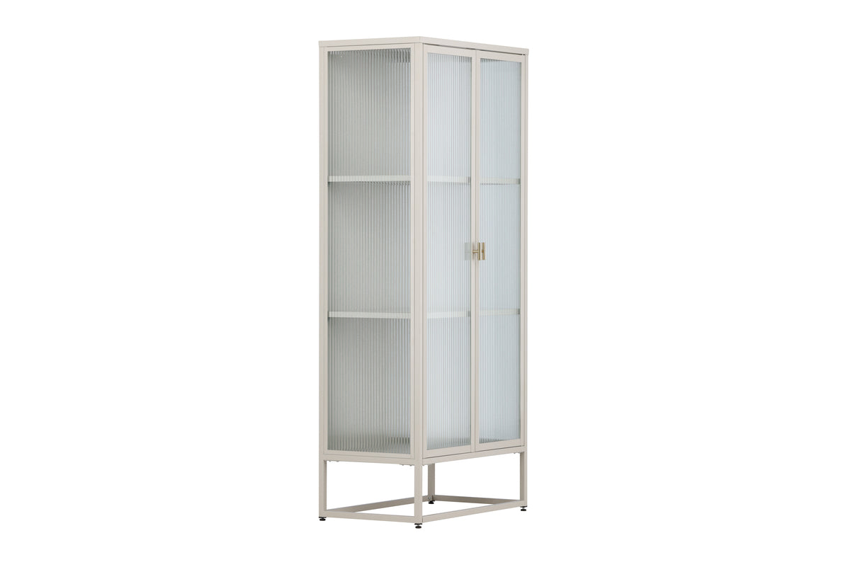 Garis Vitrineskab, 170 x 70 x 40 cm | Beige