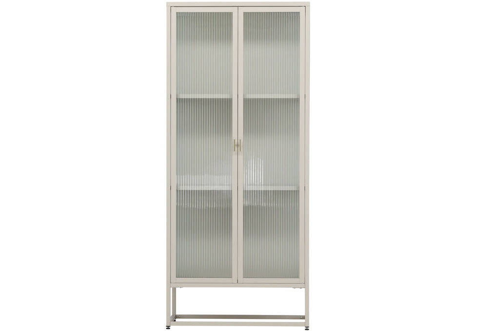 Garis Vitrineskab, 170 x 70 x 40 cm | Beige