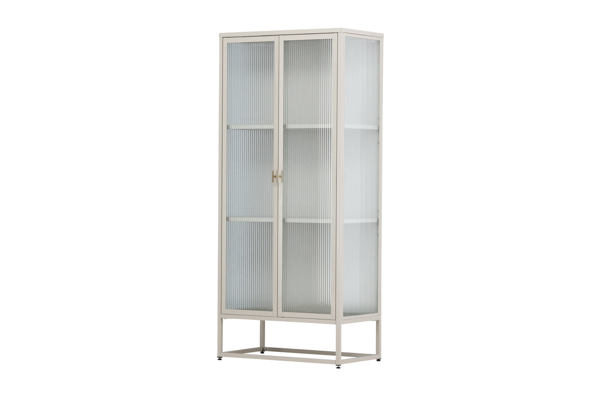 Garis Vitrineskab, 170 x 70 x 40 cm | Beige