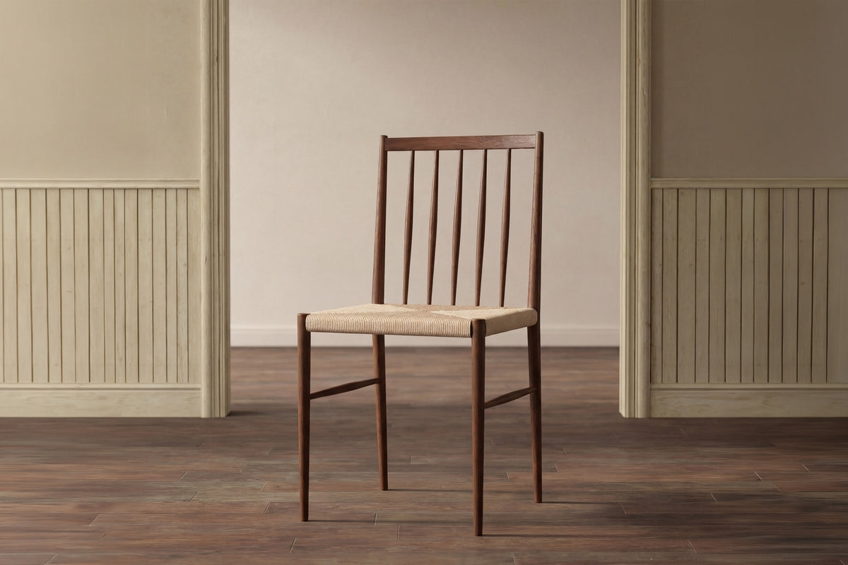 Enes Spisebordsstol | Mocca/ Beige