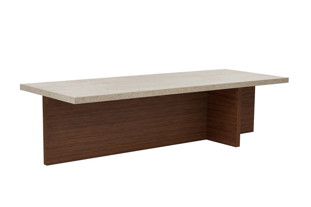 Harbor - Travertine, Milano Walnut