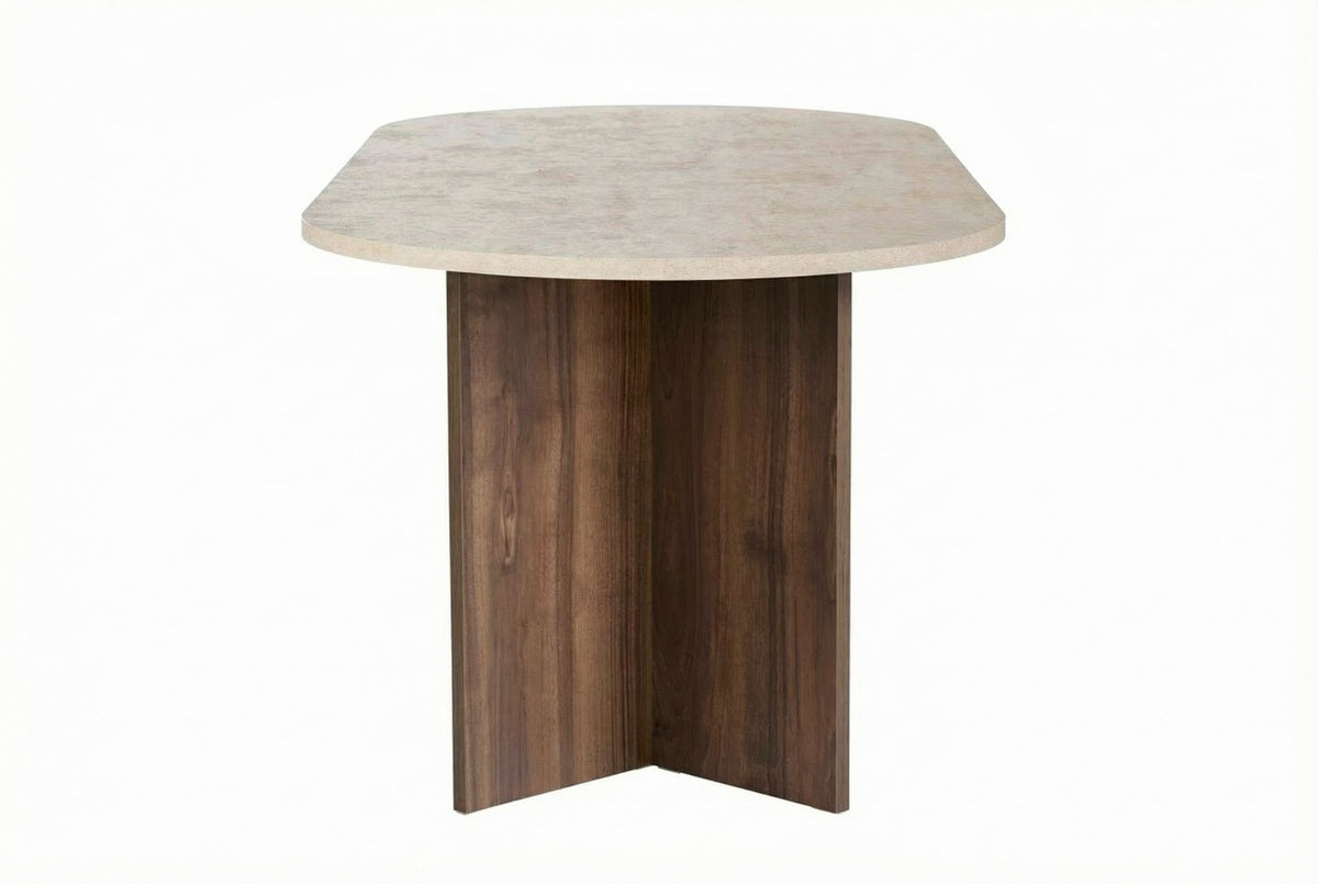 Sabella - Travertine, Venezia Walnut