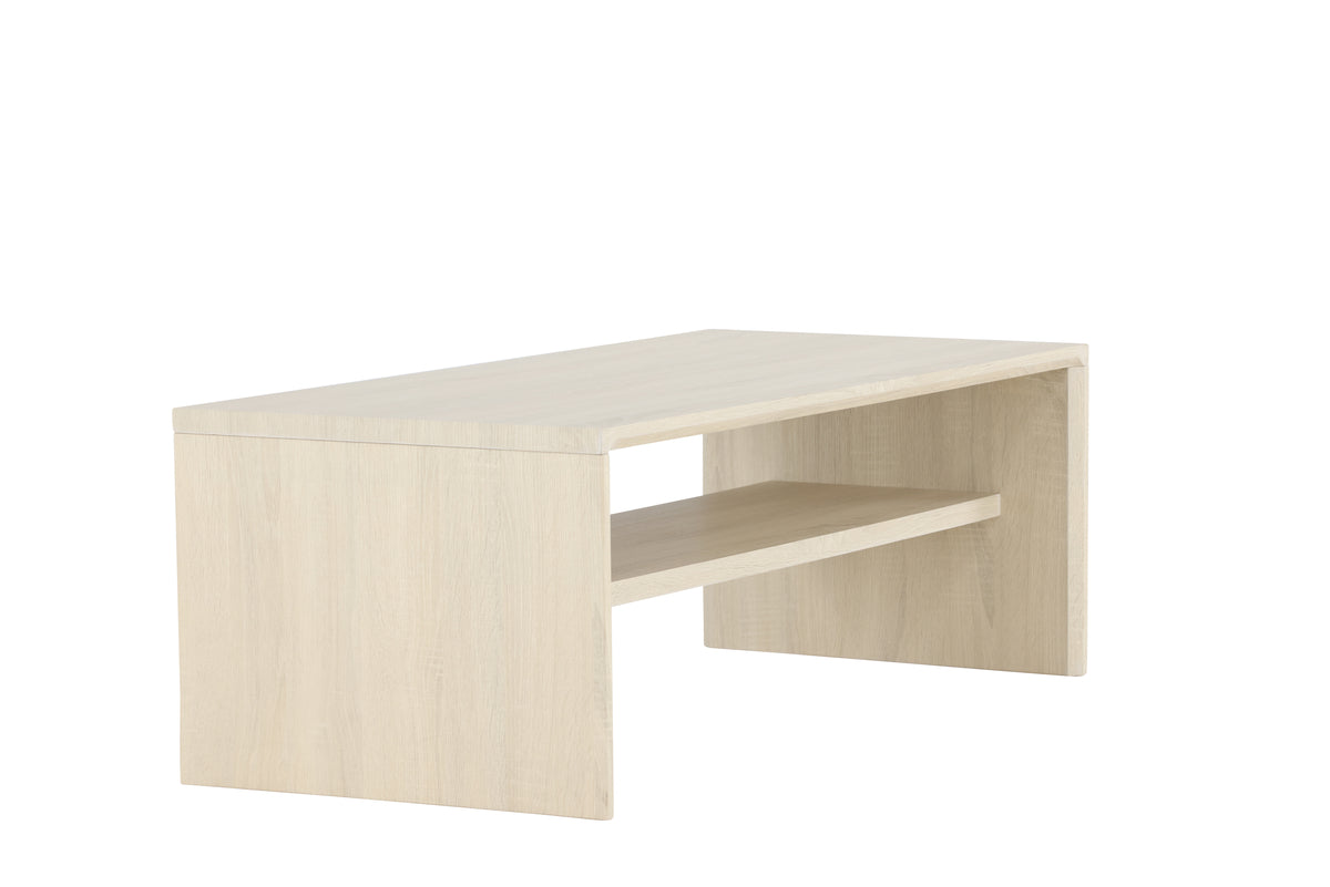 Telemarket Sofabord - 100 x 50 cm | Hvidpudset
