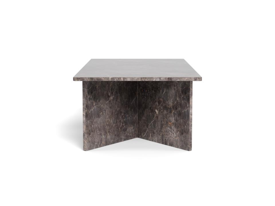 Vega Sofabord 140 x 70 cm | Mørk Marmor
