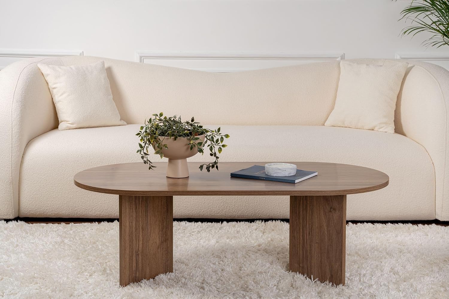 Lyngdal Sofabord 119 x 60 cm | Valnød look