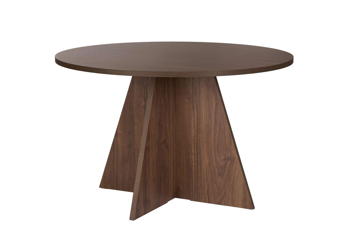 Virella Spisebord, Ø120 cm | Valnød look
