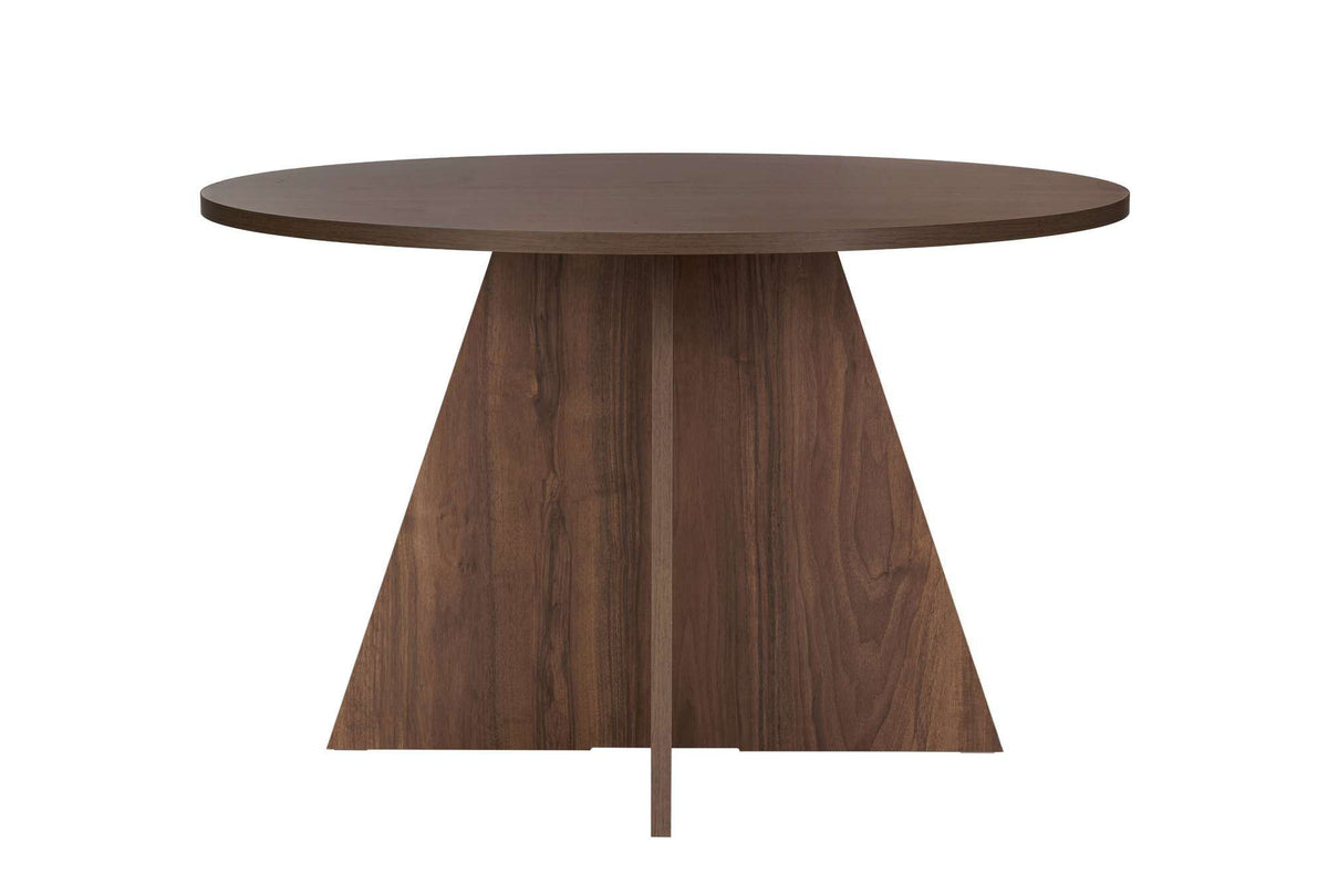 Virella Spisebord, Ø120 cm | Valnød look