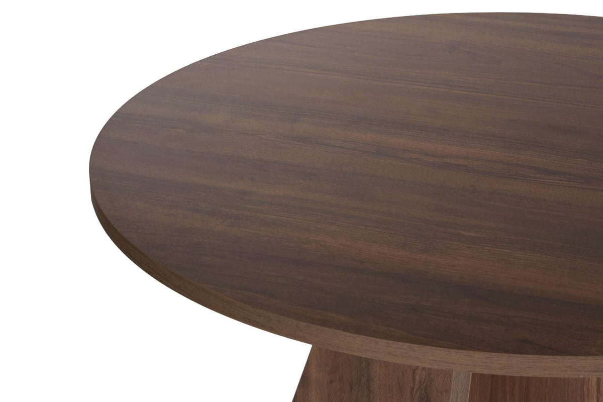 Virella Spisebord, Ø120 cm | Valnød look