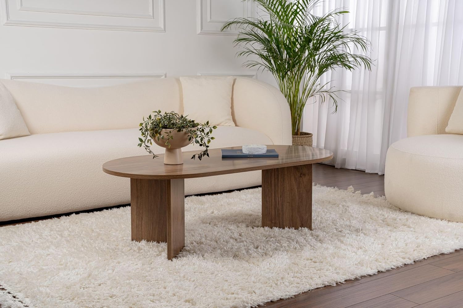 Lyngdal Sofabord 119 x 60 cm | Valnød look