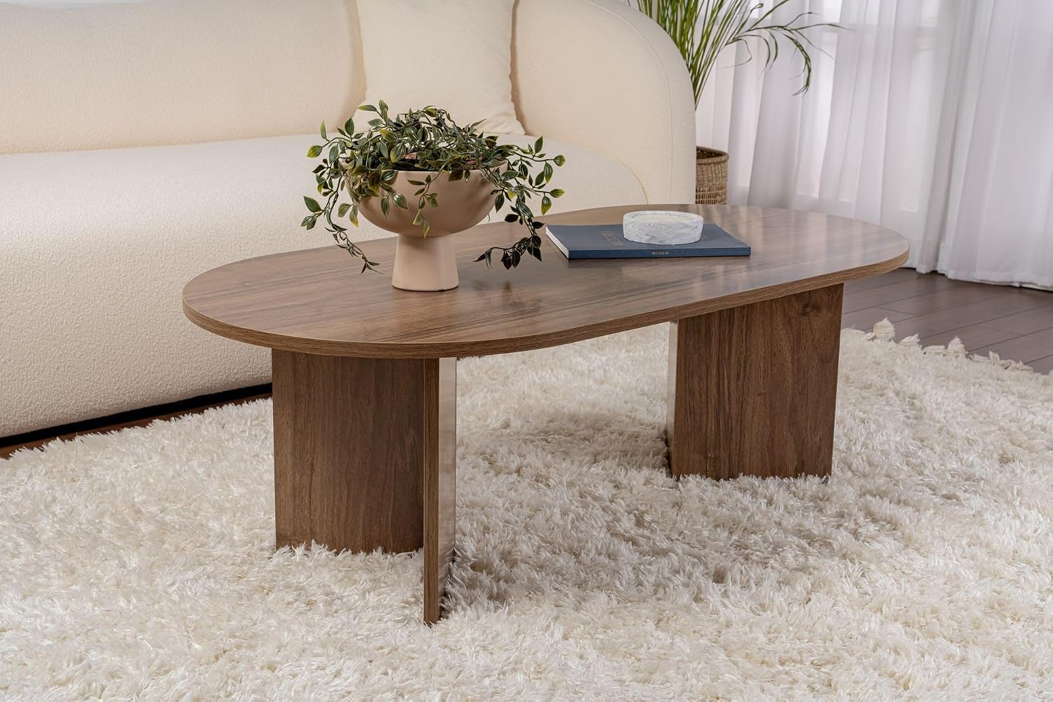Lyngdal Sofabord 119 x 60 cm | Valnød look