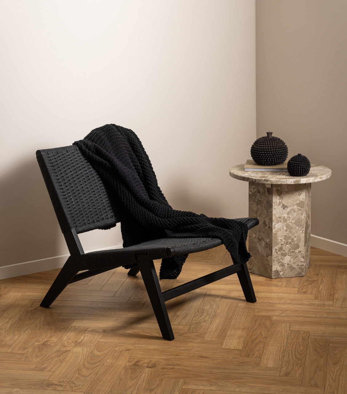 Naxos 50 x 50 cm hjørnebord | Marmor