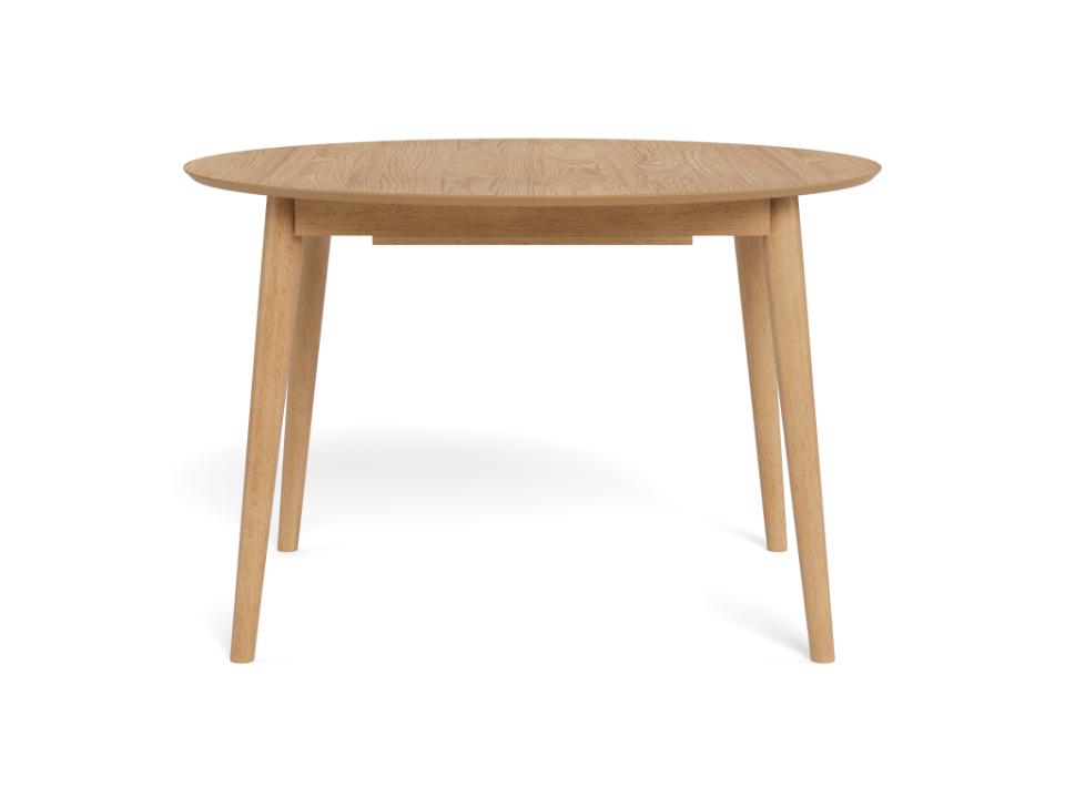 Montano Spisebord, Ø115/154 cm inkl. tillægsplade | Lys egetræ