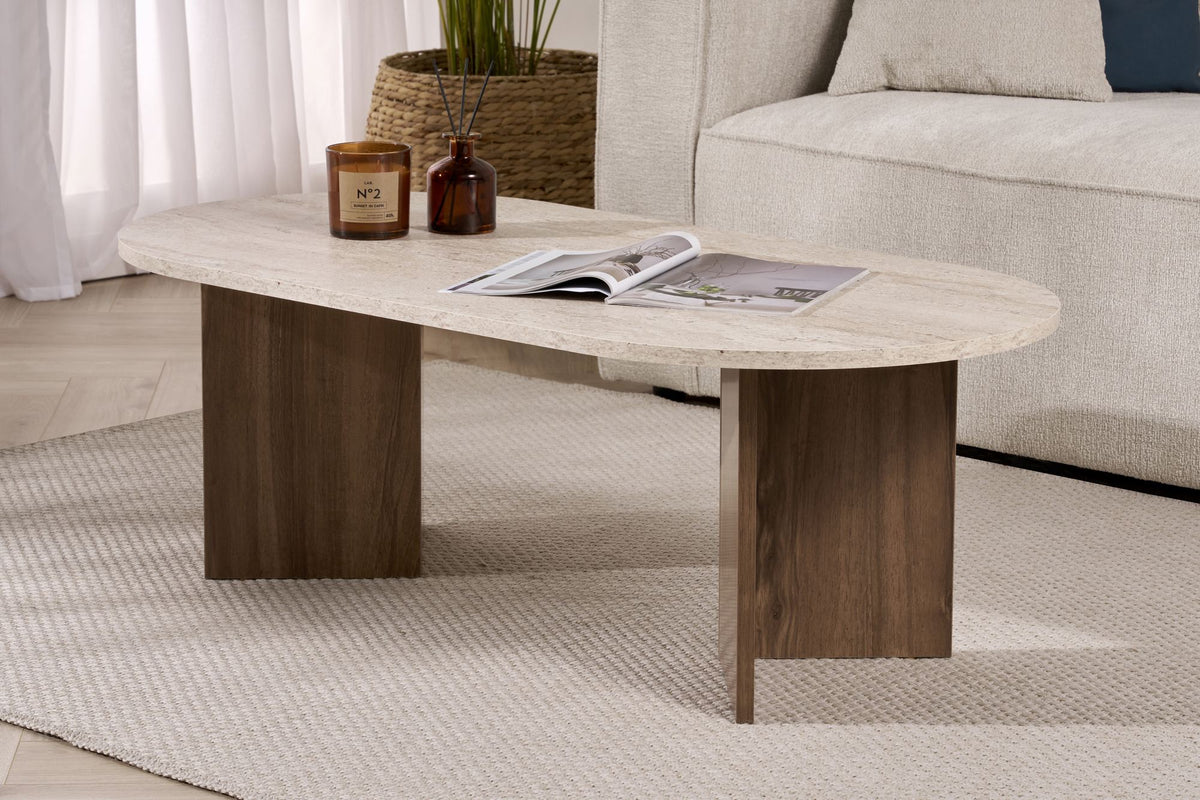Sable - Travertine, Venezia Walnut