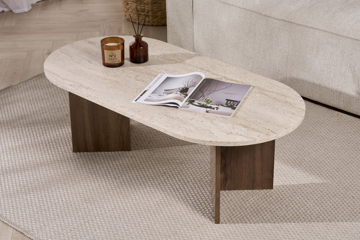 Sable - Travertine, Venezia Walnut