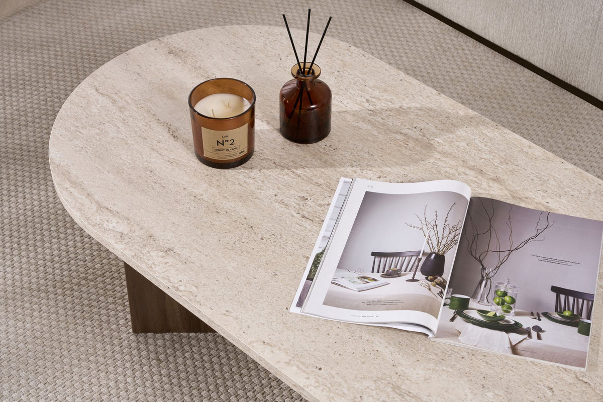 Sable - Travertine, Venezia Walnut