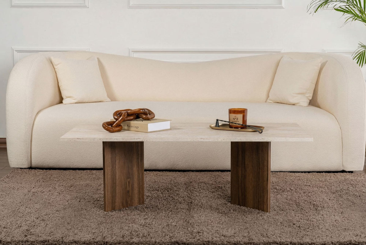 Sabin - Travertine, Venezia Walnut
