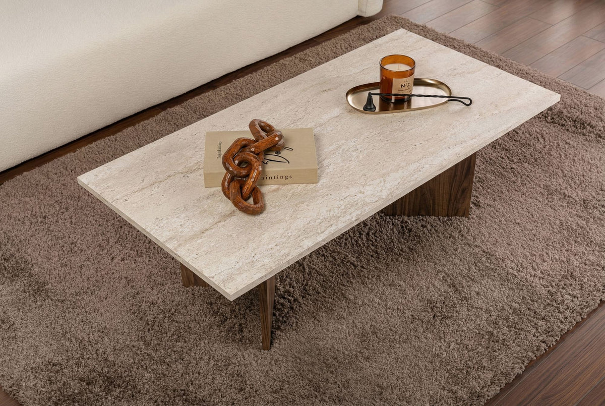 Sabin - Travertine, Venezia Walnut