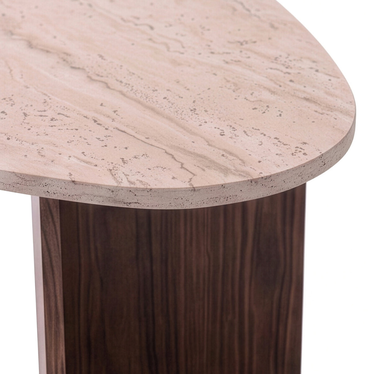 Flap - Travertine, Milano Walnut
