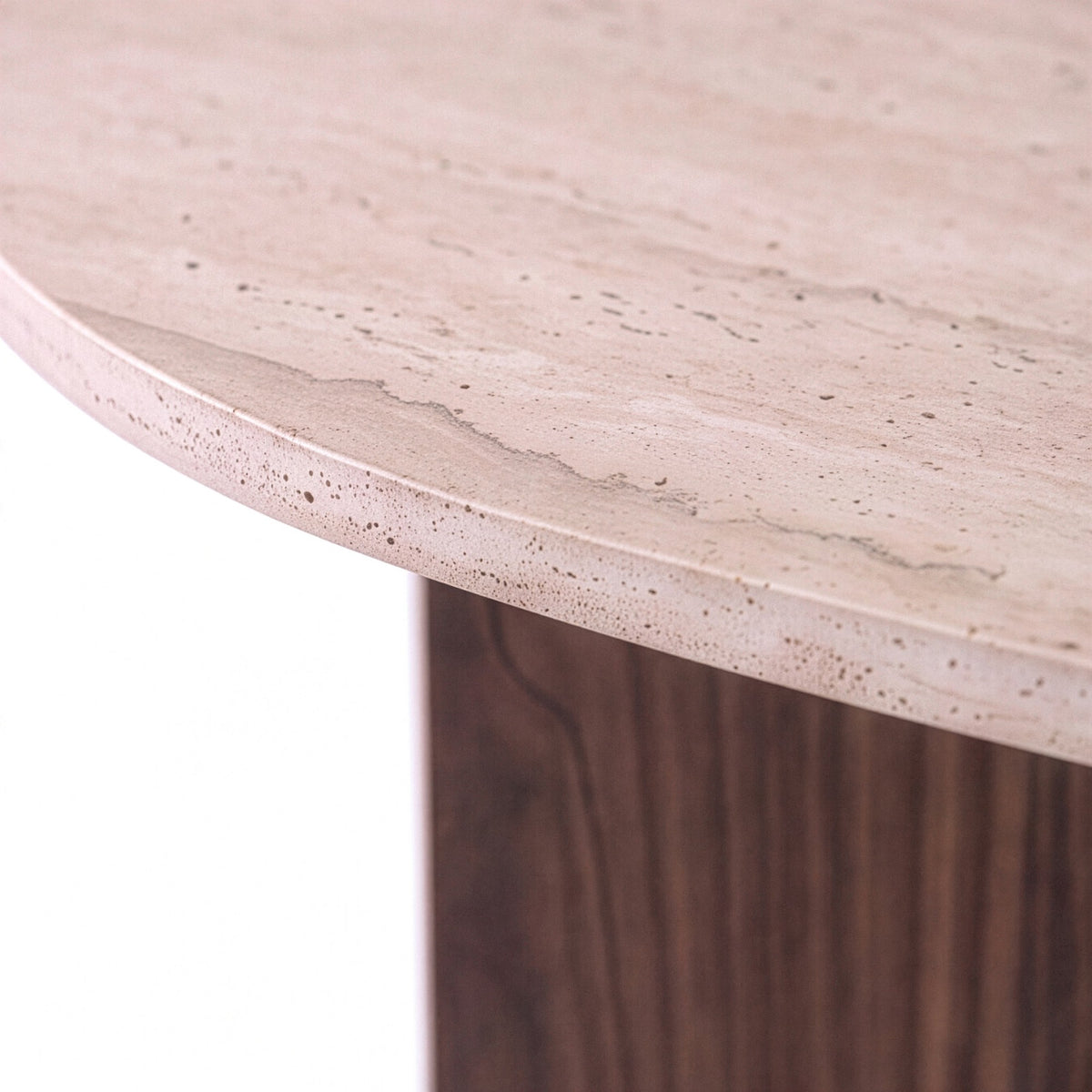 Flap - Travertine, Milano Walnut