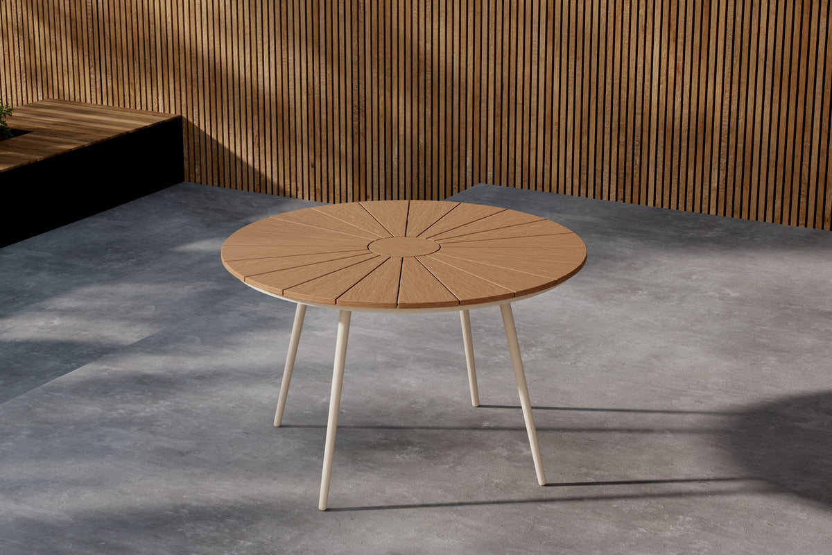 San Vito Havebord Ø120 cm | Beige