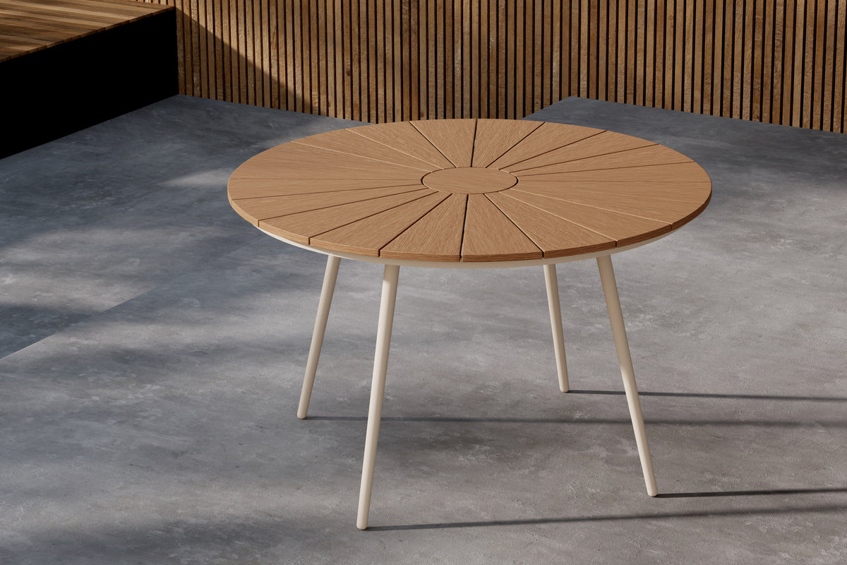 San Vito Havebord Ø120 cm | Beige