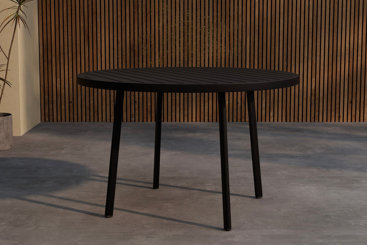 Solheim Havebord, Ø120 cm | Sort