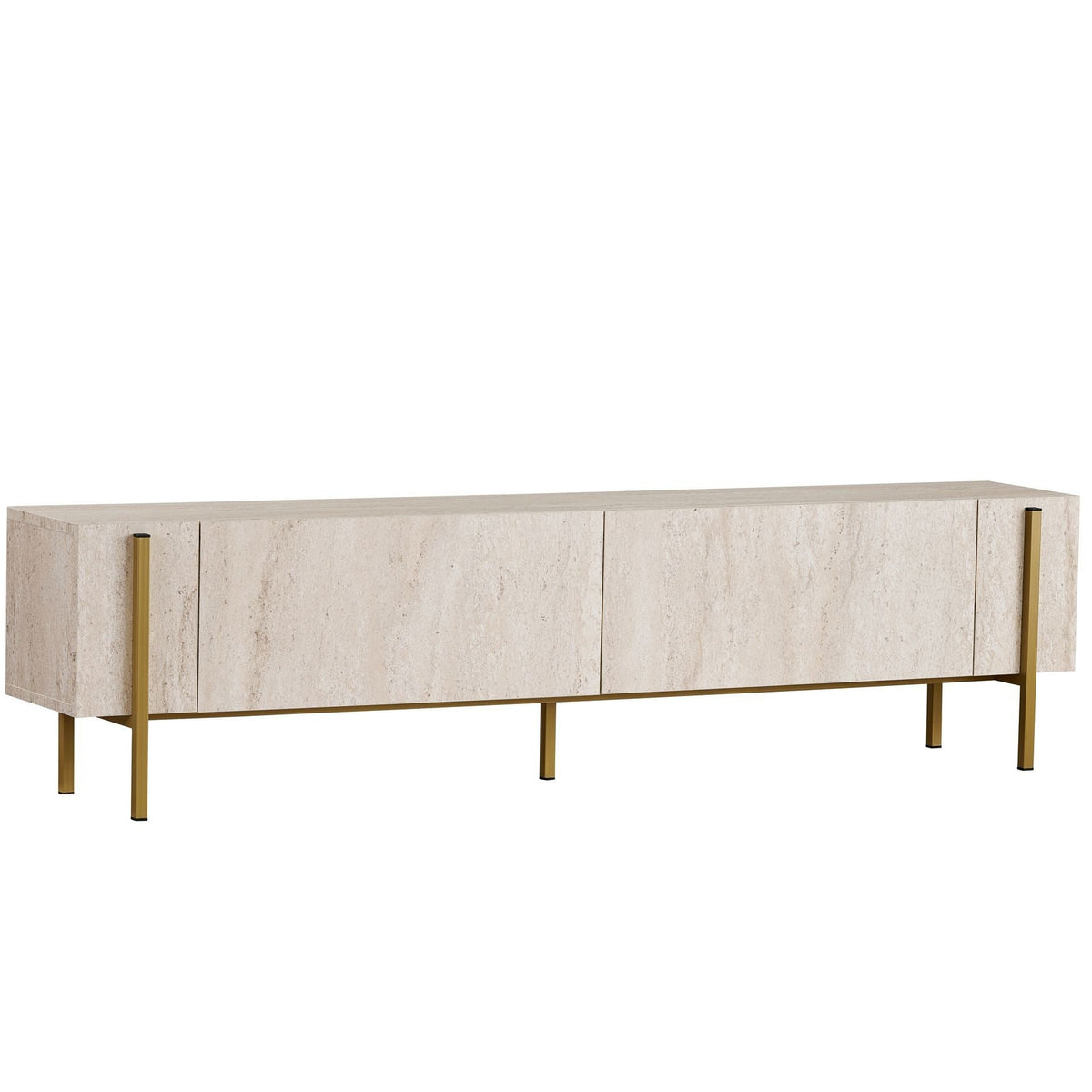 Joe TV Bord, 180 x 45 cm | Marmor look