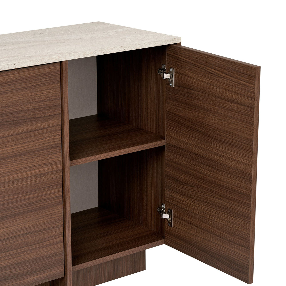 Varen - Travertine, Milano Walnut