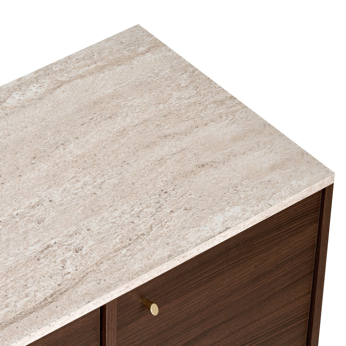 Varen - Travertine, Milano Walnut