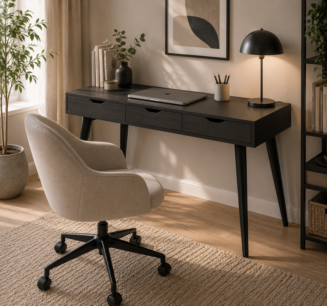 Richmont skrivebord | Sort