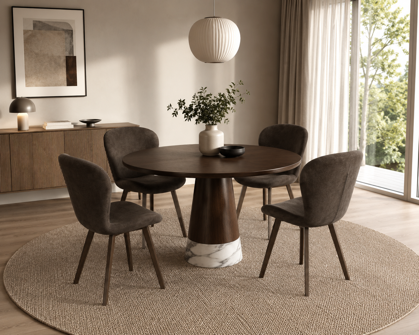 Livra Spisebord, Ø120 cm