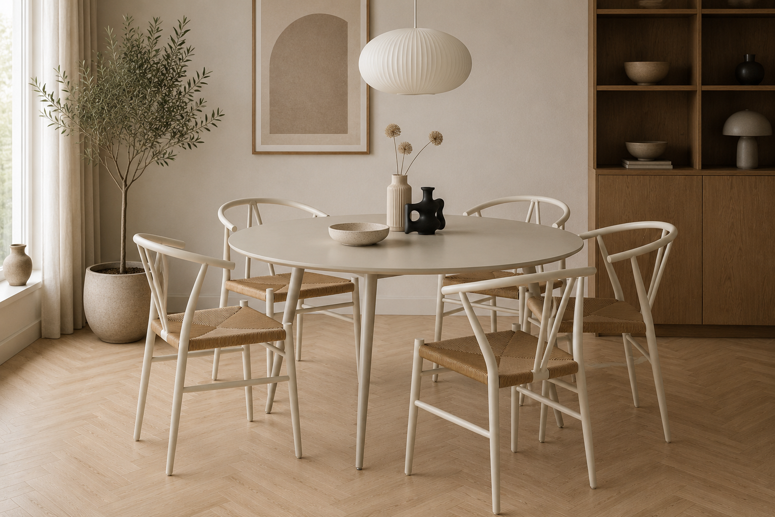 Svarstad Spisebordsstol | Beige