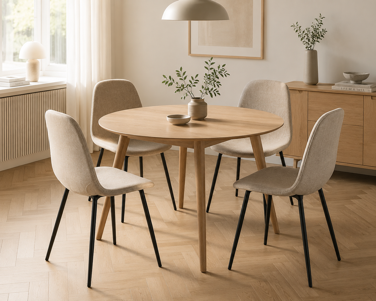 Roxby spisebord, Ø105 cm / Ø140 cm