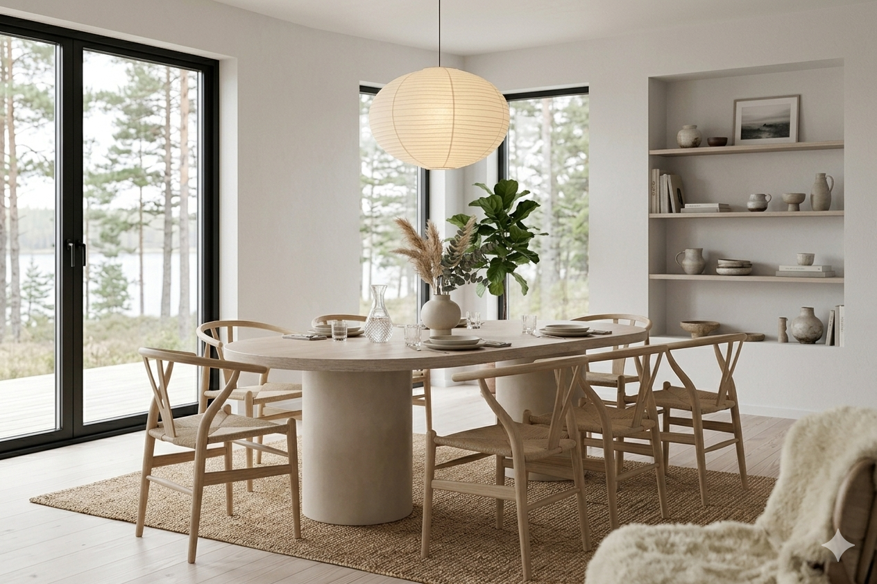 Merle Spisebord, 200 x 100 cm  | Marmor look