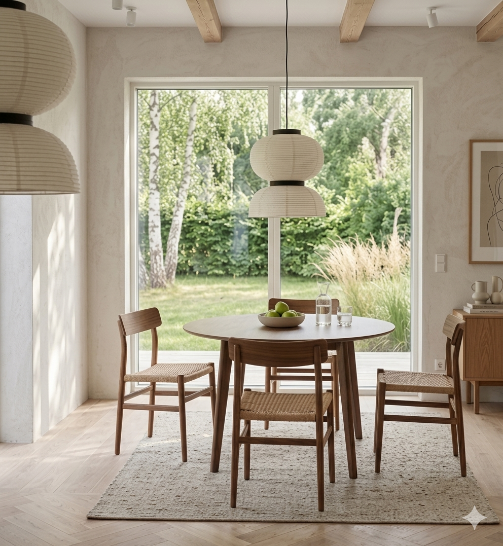 Dionea spisebord fås i 105 cm / 120 cm/ 140 cm | Brunt