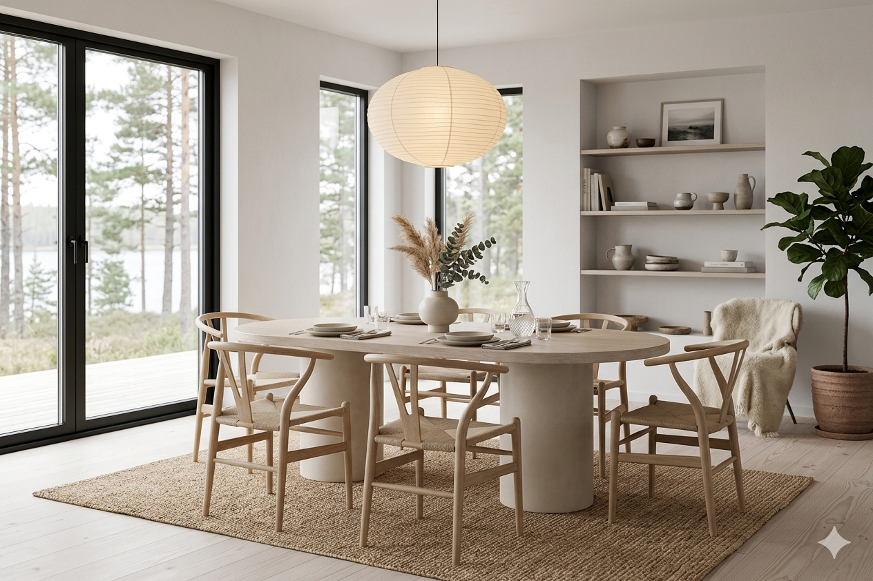 Merle Spisebord, 200 x 100 cm  | Marmor look
