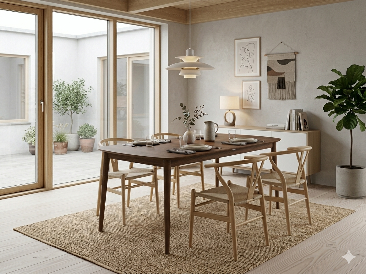 Xamira Spisebord, 180/219x90x75 cm inkl. tillægsplade | Valnød