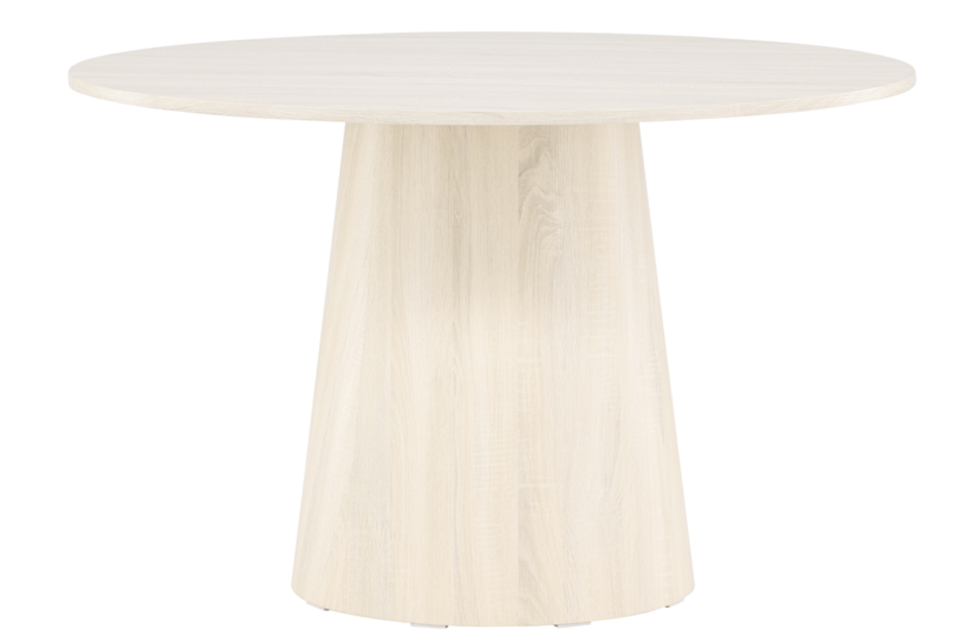 Åseda Spisebord, Ø120 cm | Hvidpudset