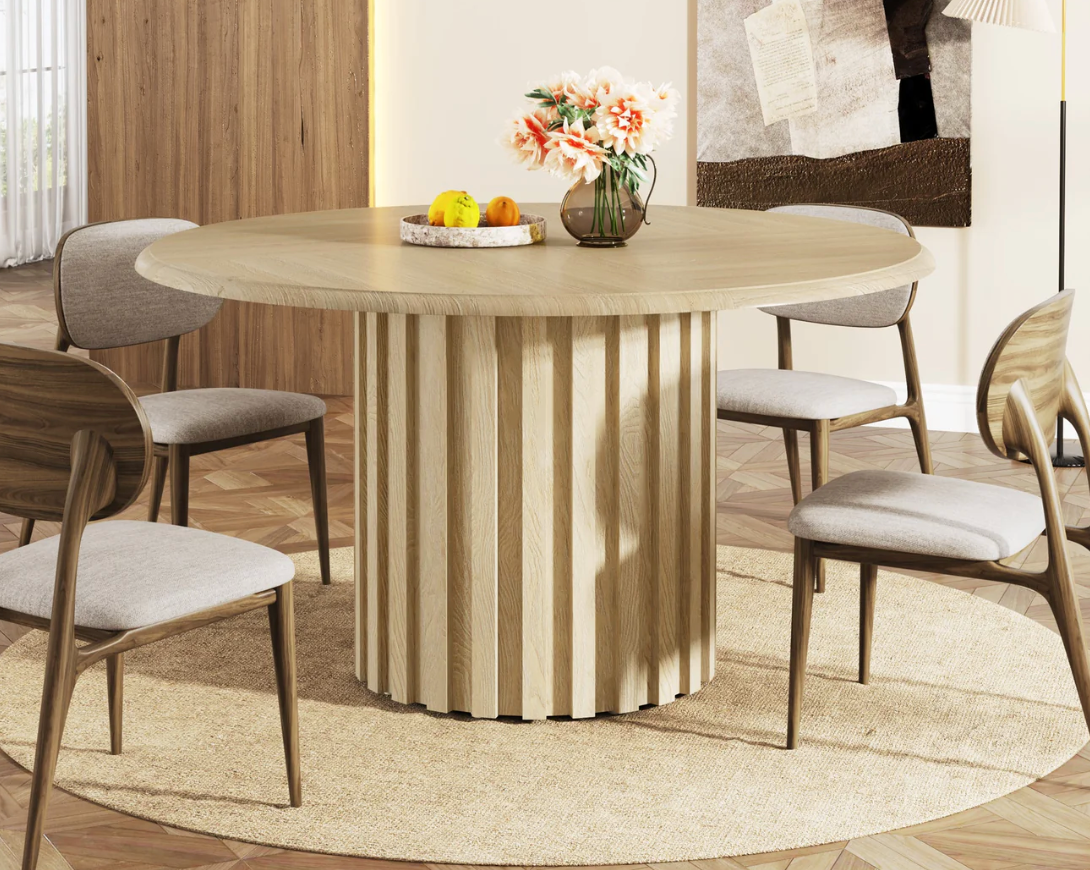 Måne Lamel Spisebord, Ø120 cm