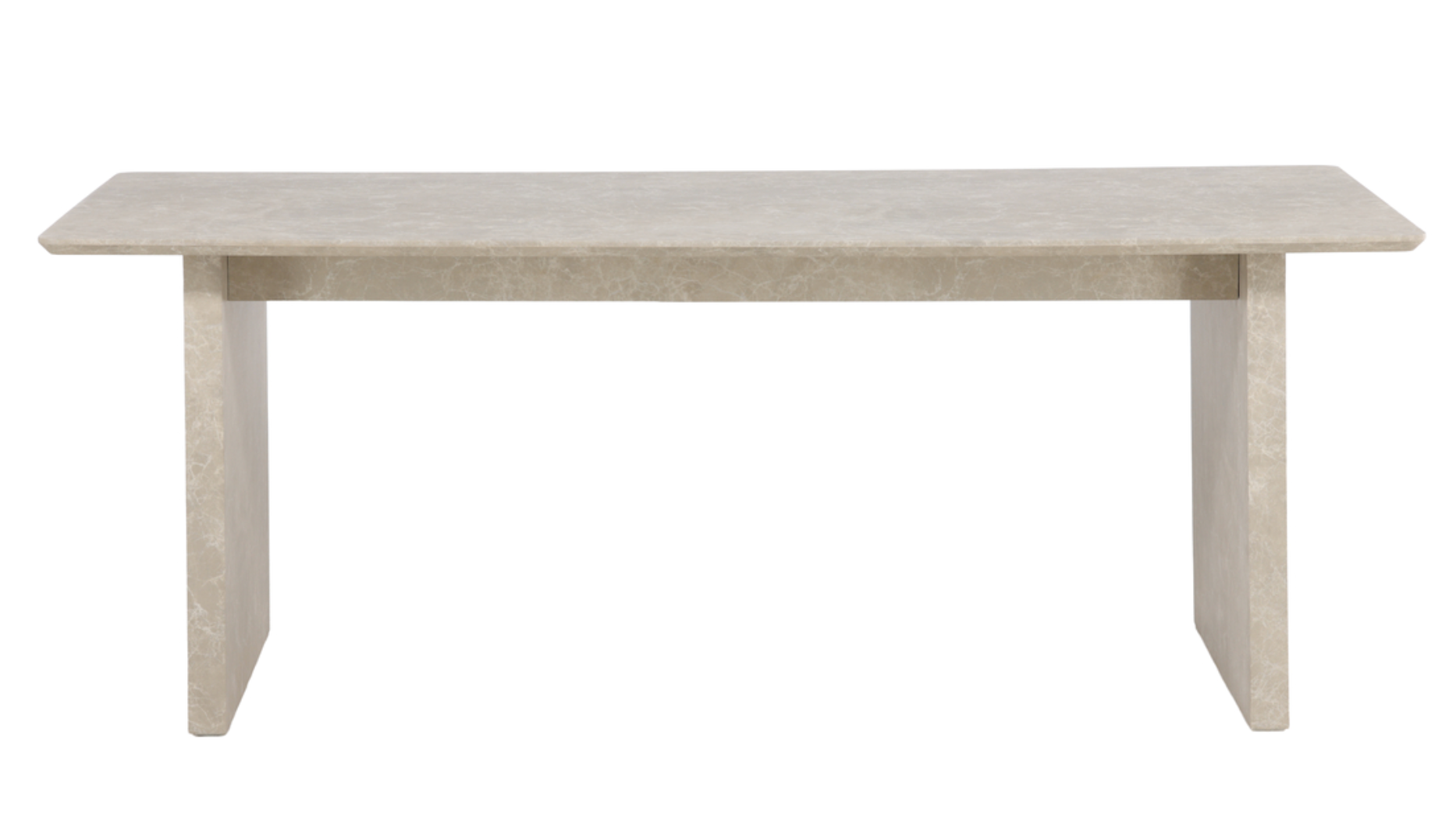 Marble Spisebord, 200 x 100 cm | Marmor look