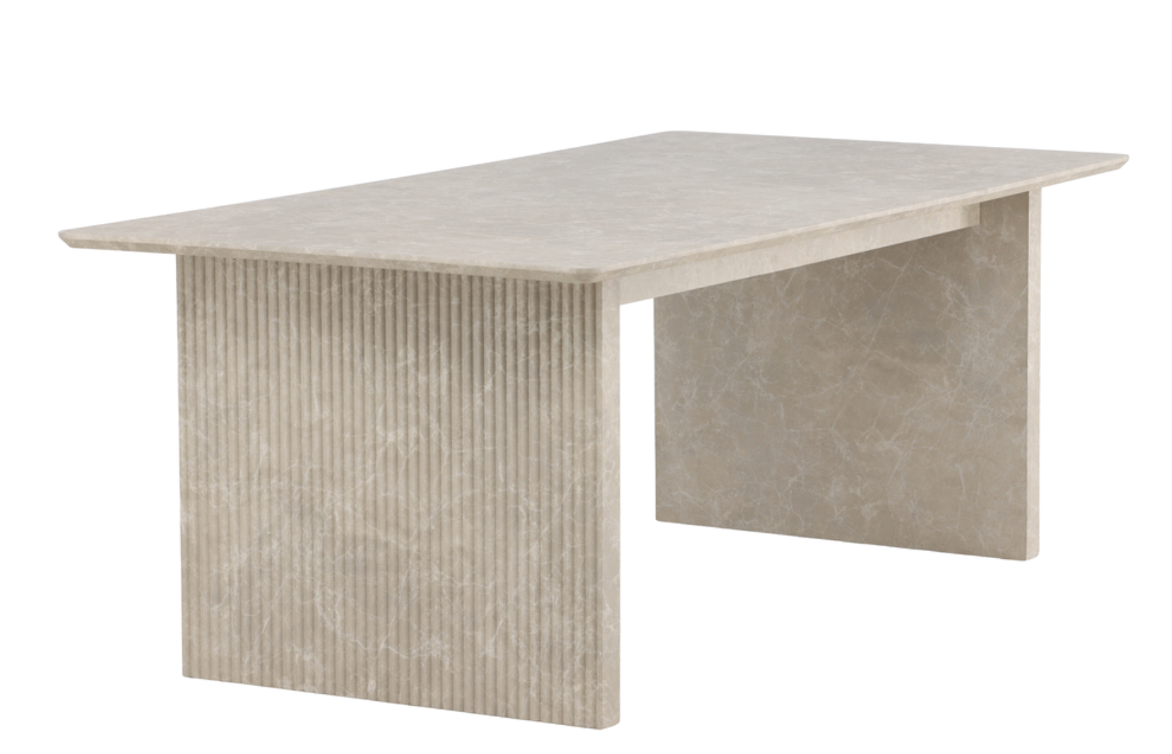 Marble Spisebord, 200 x 100 cm | Marmor look