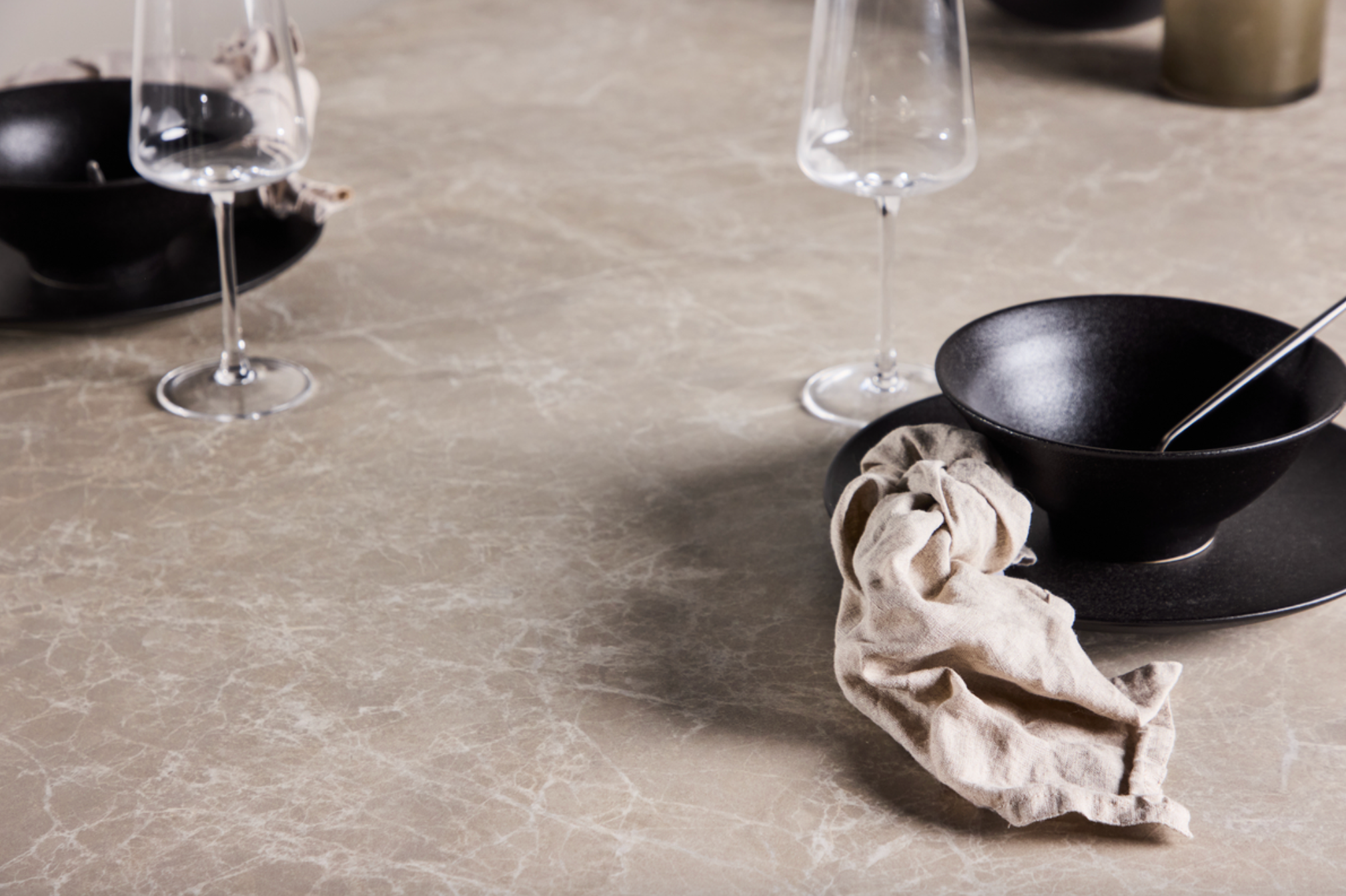 Marble Spisebord, 200 x 100 cm | Marmor look