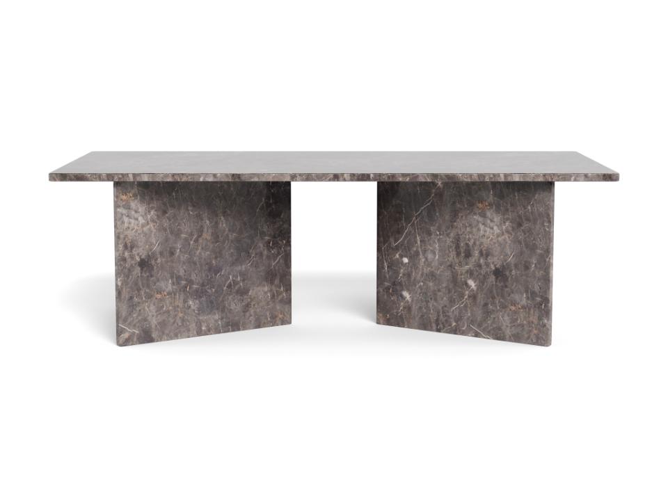 Vega Sofabord 140 x 70 cm | Mørk Marmor