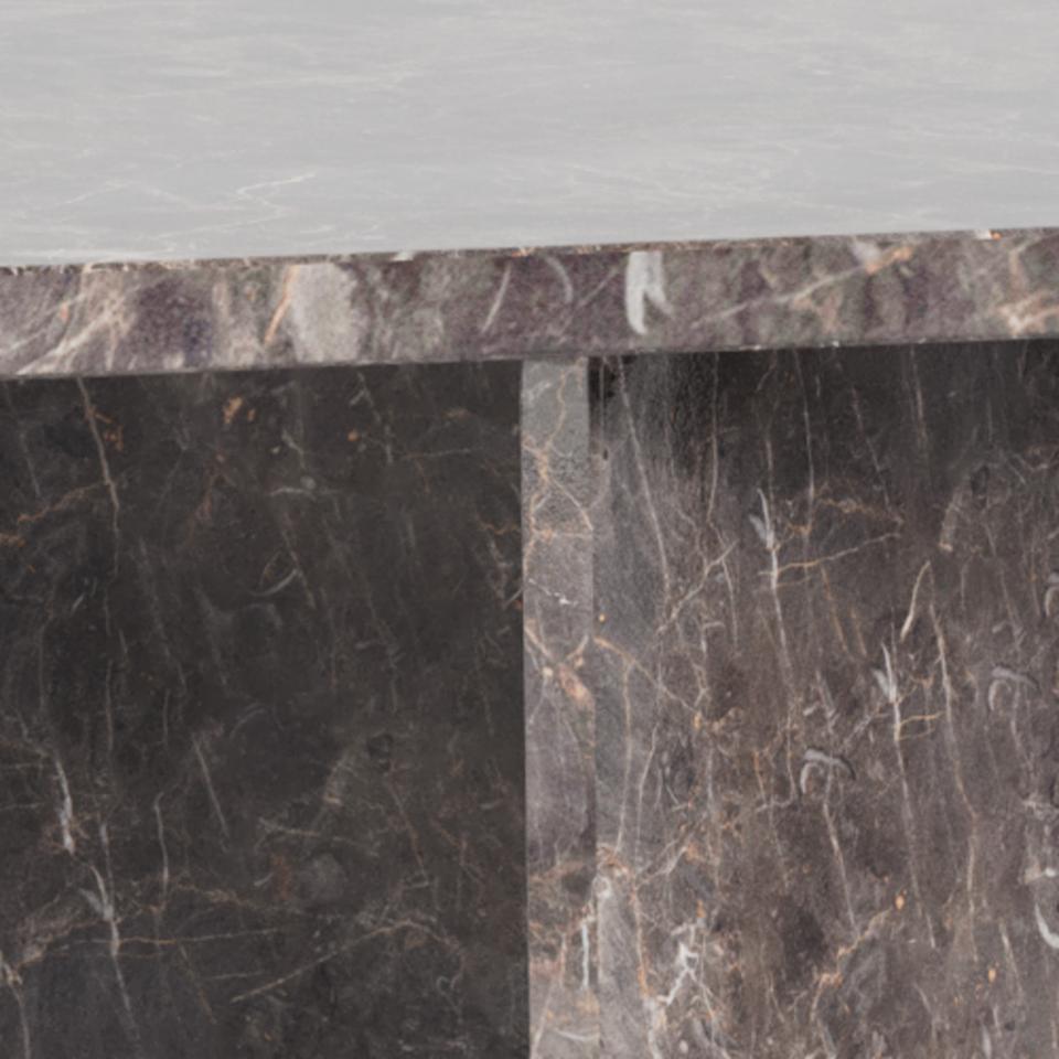 Vega Sofabord 140 x 70 cm | Mørk Marmor