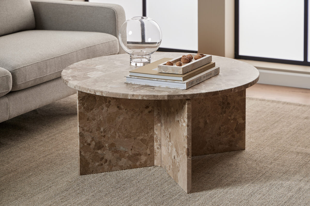 Vega Sofabord 90 x 42 cm | Marmor