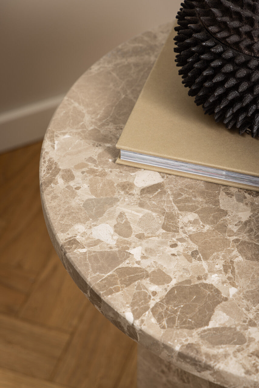 Naxos 50 x 50 cm hjørnebord | Marmor