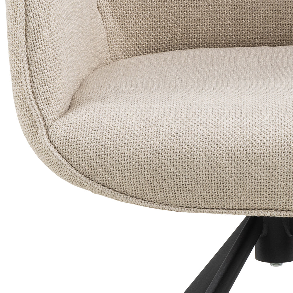 Aura spisebordsstol m. armlæn